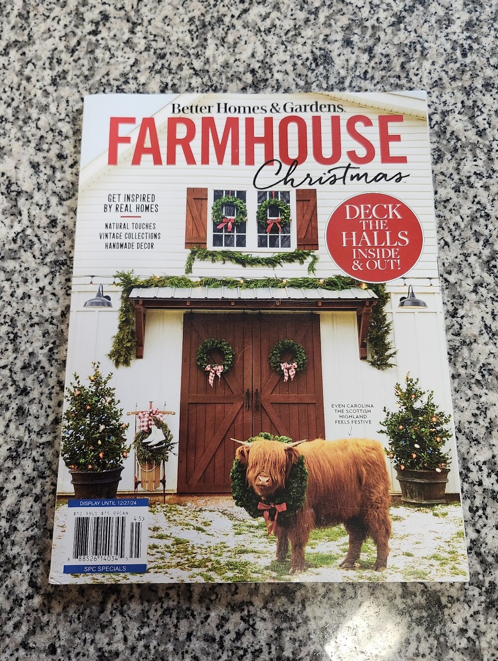 🎄 Better Homes and Garden Magazine Farmhouse Christmas 2024 🎅